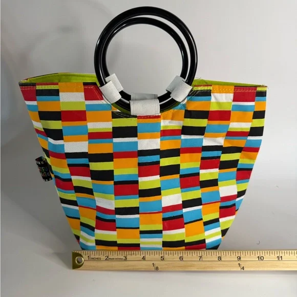 Colorful Beach Bag Poolside Bag - Picture 9 of 11